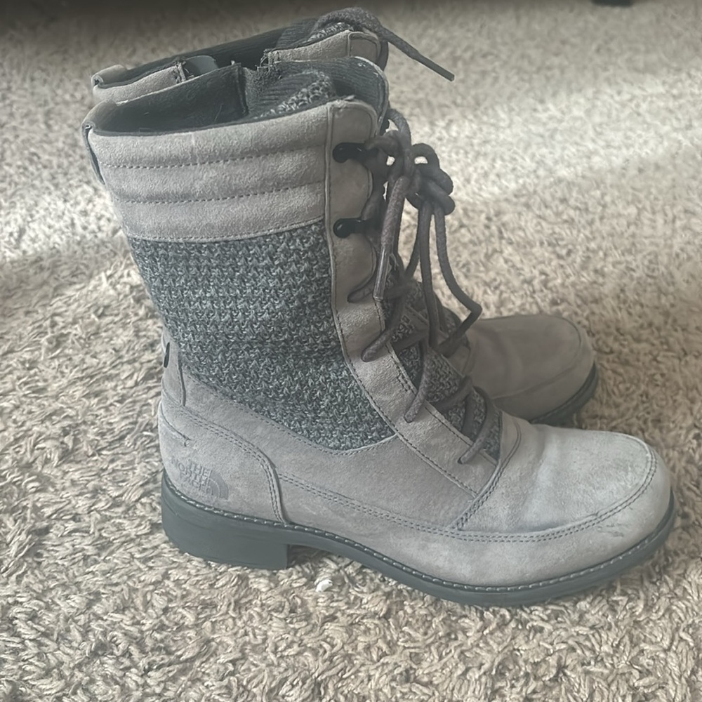 The North Face Women's Boots Lace -Smoked Pearl Grey/Dark Shadow Grey, size 6.5 - Picture 5 of 9